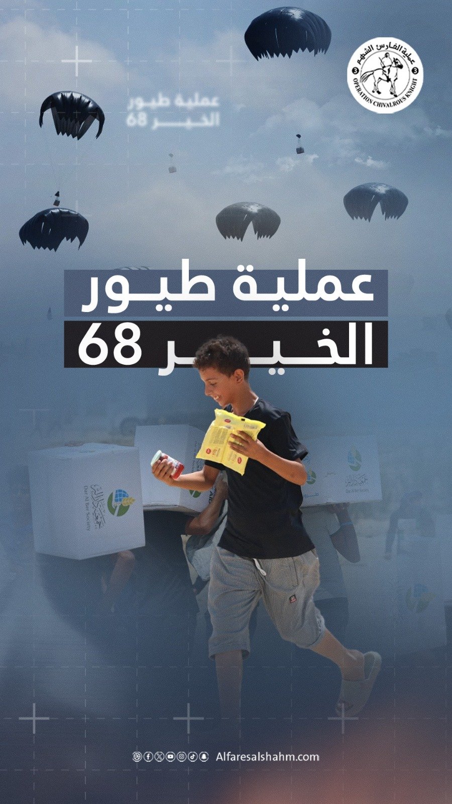 عملية إسقاط المساعدات “طيور الخير”