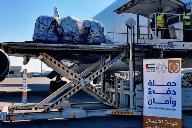 «الفارس الشهم 3» تدشّن حملة «دفء وأمان» لغزة بالتعاون مع هيئة الأعمال الخيرية العالمية