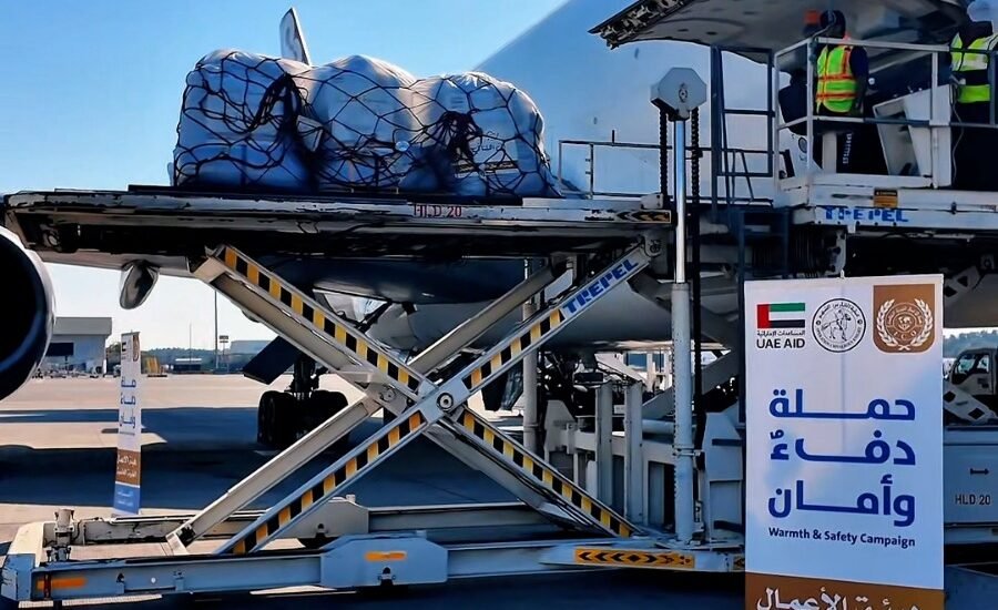 «الفارس الشهم 3» تدشّن حملة «دفء وأمان» لغزة بالتعاون مع هيئة الأعمال الخيرية العالمية