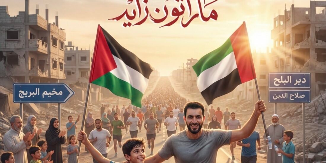 الفارس الشهم (3) تستعد لإطلاق “ماراثون زايد” في قطاع غزة بمشاركة 500 رياضيًا