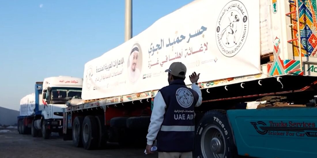 عملية «الفارس الشهم 3» تختتم حملة «جسر حميد الجوي» بإرسال أكثر من 600 طن من المساعدات الإنسانية إلى غزة