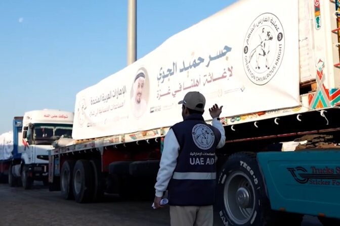عملية «الفارس الشهم 3» تختتم حملة «جسر حميد الجوي» بإرسال أكثر من 600 طن من المساعدات الإنسانية إلى غزة